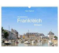 Hausbooturlaub Frankreich - Bretagne (Wandkalender 2027 DIN A3 quer), CALVENDO Monatskalender: Entdecken Sie die Schönheiten der Bretagne vom Wasser aus