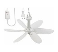 Haushaltsgeräte : Ventilateur de plafond mobile 6 pales à suspendre VT-242.m avec minuteur - 43 cm