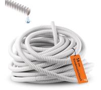 HausHeld® Tuyau d’évacuation de condensats Ø 16 mm x 7 m en PVC flexible pour climatisation split, anti-torsion, résistant aux UV