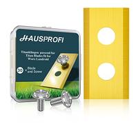 HAUSPROFI Lot de 30 lames de rechange pour robot tondeuse en titane ultra tranchantes - Compatible avec tous les robots tondeuses Worx, LandXcape, Zoef Robot, Einhell et Kress - Lames de rechange