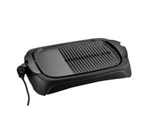 Haussmann Héritage® Plaque de cuisson et grill 2 en 1 Revétement façon pierre(pizza pan) HM-E4209R