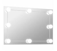 Haut de gamme - Miroir mural avec lampes LED Rectangulaire Verre EU03_1948320