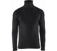 Blakläder Maillot de corps XWARM 48941706 col zippé Noir M