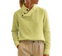 Haut Manche Longue Femme, Blouse De Travail Femme Décontracté à Col Montant Et Coupe Classique Imprimé NuméRique