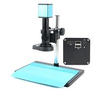 Haute définition Caméra Industrielle 1080P Manuel de Zoom Automatique, sans délai, Pas frottis, Ensemble Microscope 180x