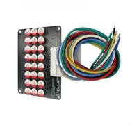 Haute précision 5,5 A actif pour module d'équilibrage de batterie | for LFP & for lto Lithium Packs, 56.7g Copper PCB with ≤5mV Accuracy, Sleep & Undervoltage Protection, 91x70mm
