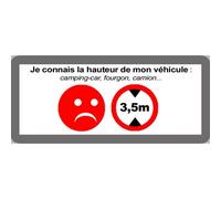 Hauteur De Passage De Véhicule 2,70m Non - 9x4cm - Sticker/Autocollant