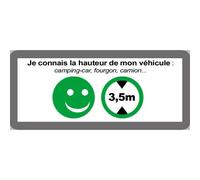 Hauteur De Passage De Véhicule 3,50m Oui - 9x4cm - Sticker/Autocollant
