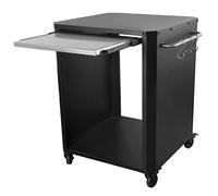 Table extensible pour four à pizza d'extérieur noir