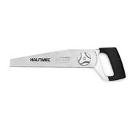 HAUTMEC Scie à tube en PVC de 27,9 cm, scie à main robuste pour couper le plastique, l'ABS, les cloisons sèches et le bois, dents fines 10 TPI avec poignée à angle réglable pour plombiers