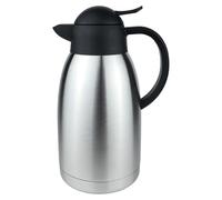 Havaianas Pioneer Carafes à café intérieures sous vide, acier inoxydable, finition satinée, couvercle rond en plastique