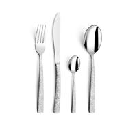 AMEFA - Ménagère 24 couverts de table pour 6 personnes - Havane Jungle - Acier inoxydable 18/0, Finition Miroir