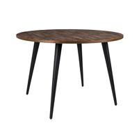 HAVANE - Table de repas ronde en bois marron Marron