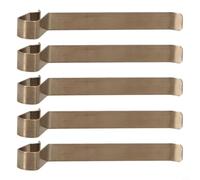 HavenDomicile Geberit Lot de 5 plaques de commande en métal pour système de réservoir de salle de bain 38 x 5 mm