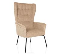 HAVENIO - Fauteuil rembourré Beige