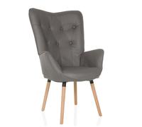 HAVENIO I - Fauteuil rembourré Gris