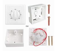 Haveratio pour Interrupteur de Temps Interrupteur de lumière Prises Compte à rebours 220V Interrupteur minuterie numérique Interrupteur de Commande Prise Plaque de Couverture Maison 120min