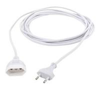 HAWA R695 alimentation Rallonge 2.5 A blanc 3.00 m H03VVH2-F 2X 0,75 mm² plat G