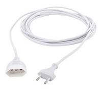 HAWA R699 alimentation Rallonge 2.5 A blanc 5.00 m H03VVH2-F 2X 0,75 mm² plat G