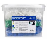 HaWe Système de nivellement pour carreaux, kit tout-en-un 2 mm