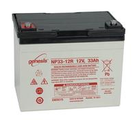 Hawker Genesis NP33-12R 12V, 33.0AH, dimensions 195 x 132 x 155mm, VdS no : G106044