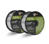 haxiaoer 0,8 mm 2 kg MIG - D100-2 rouleaux de fil fourré sans gaz pour poste à souder MIG/MAG FLUX, E71T-GS