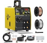 HAXIAOER 160A Poste a Souder Fil Fourré 4 en 1 MAG/MIG/ARC/Lift TIG | Poste à souder Multifonction Semi-Automatique IGBT,Convient aux fils de soudage pleins et aux fils fourrés