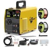 HAXIAOER 160A Soste a Souder mig avec gaz 4 en 1 MAG/MIG/ARC/Lift TIG | Poste à souder Multifonction Semi-Automatique IGBT,Convient aux fils de soudage pleins et aux fils fourrés