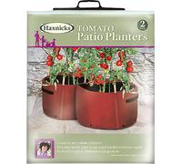 Haxnicks Pot de Fleurs Jardinière pour tomates 55x35x35 cm Marron