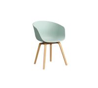 HAY About a Chair AAC 22 - patins standards en plastique - vernis à base d'eau - dusty mint 2.0