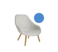 HAY About A Lounge Chair High AAL 92 - vernis à base d'eau - Remix 743 - bleu