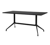 HAY About A Table AAT10 - linoléum noir, bordure noire - 180 x 90 cm