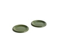 HAY Assiette Barro Green. Ø18 cm lot de 2