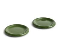 HAY Assiette Barro Green. Ø18 cm lot de 2