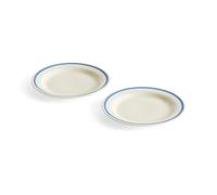 HAY Assiette Sobremesa Ø18.5 cm Lot de 2 Blue