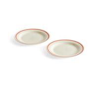 HAY Assiette Sobremesa Ø18.5 cm Lot de 2 Red