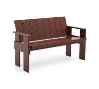 HAY Banc Crate Dining Bench en pin laqué iron red