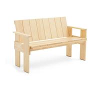 HAY Banc Crate Dining Bench en pin laqué Transparent