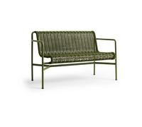 HAY Banc Dining Palissade Cord avec accoudoirs HAY Olive