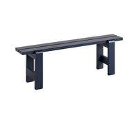 HAY Banc Weekday 140x23 cm pin laqué Steel blue