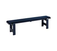 HAY Banc Weekday 190x32 cm pin laqué Steel blue