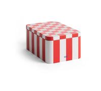 HAY Bocal Tin Container small Red-off white