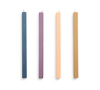 HAY Bougies Square Candle. lot de 4 Dark