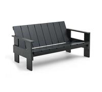 HAY Canapé Crate Lounge en pin laqué Black