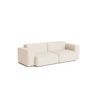 HAY Canapé Mags Soft Low Armrest 2.5 places combinaison 1 Turf cream. housse amovible