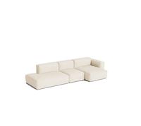 HAY Canapé Mags Soft Low Armrest 2.5 places combinaison 3 Turf cream. orienté à droite. housse amovible