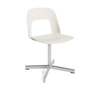 HAY Chaise Layout Chair 131 Cream white-aluminium poli