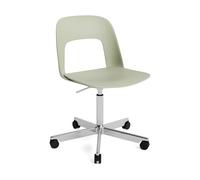HAY Chaise Layout Chair 141 Bottle green-aluminium poli