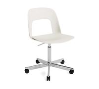 HAY Chaise Layout Chair 141 Cream white-aluminium poli