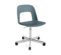 HAY Chaise Layout Chair 141 Ocean-aluminium poli
